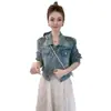 Chaqueta de Mezclilla Retro Americana para Mujer, Estilo Corto, Nuevo Modelo Primavera y Otoño 2026, Bordados Pesados, Corte Ajustado, Versátil, Moderna para Figuras Pequeñas