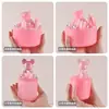 Amapola DIY Caja de Almacenamiento Rayada de Resina de Cristal Frasco de Almacenamiento Molde de Silicona Taza Espejo de Resina Epoxi