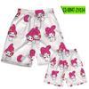 Meia calça de verão para férias à beira-mar calça de praia casal da moda esportes Meruti Casual Shorts femininos ins calças médias