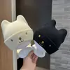 Gorro Coreano para Bebé Otoño e Invierno Lindo Conejito Gorro de Lana Infantil Versátil para Niño Gorro tipo Pulóver