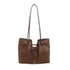 Bolso de Textura Transfronteriza de Gran Capacidad para Mujer Nuevo Estilo 2026 Moda para Viajar y Trabajar Bolso de Hombro Único y de Mano Bolso Tote Casual de Moda