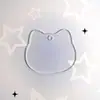 Una Variedad de Guka en Blanco Redondo Corazón Pegamento de Crema Hecho a Mano DIY Llavero Decorativo Joyería Acrílico