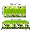 Toalha de Mesa Descartável Tema Futebol Amazon Bandeira Bandeirola Colmeia Enfeite Decorações de Festa de Aniversário