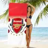 Toalla de Playa con Insignia de Club de Equipo de Fútbol de Amazon Transfronterizo Microfibra Estampado de Playa Toalla de Baño Toalla de Secado Rápido
