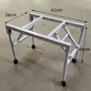 Estrutura de Perna de Mesa Dobrável Simples Suporte de Ferro para Mesa Acessórios de Perna de Mesa Perna de Mesa para Sala de Jantar Doméstica Estrutura de Mesa Quadrada em Forma de X