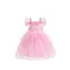 Vestido de Halloween Europeu e Americano para Meninas Lâmpada Mágica de Aladdin Vestido de Princesa Jasmine Cosplay Dia das Crianças Infantil