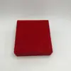 Caixa de Embalagem para Anel, Pingente, Pulseira, Colar com Cantos Arredondados, Duas Cores, Veludo, Caixa de Joias, Caixa de Presente de Casamento, Acessórios para Joias