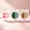 Esponja para base de aire, pastel de yema de huevo, esponja para base de aire de pastel de piña, esponja de belleza no absorbente para BB cream, algodón para maquillaje, doble uso para húmedo y seco