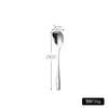 Acero Inoxidable 304 Serie Elegante Vajilla Estilo Occidental Set de Cuchillo, Tenedor y Cuchara para Bistec Cubiertos de Hotel Cuchara para Postre Café
