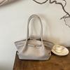 Comércio exterior de alto valor, nova bolsa de ombro plissada feminina 2025, bolsa feminina de nicho, design francês, bolsa de axila, moderna