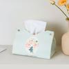 Venta al por mayor de fábrica explosiones hoy feliz para siempre buena suerte caja de pañuelos sala de estar mesa de comedor dormitorio caja de papel para servilletas