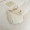 Bolsa Pequena de Dumpling Estrela Feminina 2026 Nova Casual Estilo Coreano Fashionável Tendência Bolsa de Mão Bolsa Transversal Bolsa de Ombro Simples
