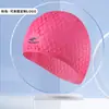 Gorro de natación de silicona para adultos Qi Lang Extra grande Impermeable No aprieta la cabeza Especial para cabello largo Gorra con forma de pez Alta elasticidad Gorro de natación tipo gota de agua Venta al por mayor