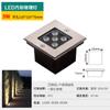 Luz de Solo LED Embutida Externa Impermeável Aço Inoxidável Luz de Chão para Praça Jardim Pátio Impermeável Economia de Energia
