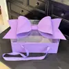 Caja de Flores con Lazo