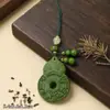Colar Pingente Lanyard Chaveiro Colar Pingente Colar de Contas He Xiang Pingente Wenwan Incenso Medicinal Etiqueta para Pendurar Marca He Xiang Ping An