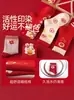 Calcetines Rojos de Año Zodiacal de Otoño e Invierno para Niños, Sin Costuras, Algodón de Otoño e Invierno, Calcetines de Algodón de Media Pantorrilla para Niños y Niñas, Bebé, Año Nuevo
