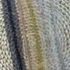 Nuevo Malla Trabajo Pesado Multicolor Encaje Bordado con Cuentas Fila Única Espiga Cuentas Tubulares Cinta Tejida Ropa Accesorios Hanfu Accesorios para el Cabello DIY