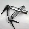 Pistola de silicona rotativa de aleación de aluminio directa de fábrica de 9 pulgadas para ahorro de mano de obra, presión, silicona, espuma estructural, herramienta de costura