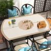 Nuevo mantel de cuero chino, impermeable, a prueba de aceite, mantel ovalado, mantel redondo, mantel plegable, mantel antiquemaduras