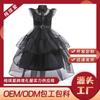 Vestido de pastel de Miércoles Adams para mujer personalizado Vestido de cosplay de actuación de seis días para niñas