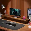 Soporte elevador para ordenador de escritorio, base elevadora para monitor, estante de almacenamiento multicapa, soporte para mando y auriculares para sala de juegos
