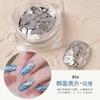 Joyería de Lentejuelas para Arte de Uñas Nueva Moda Estilo Japonés Serie Degradada Sirena Brillo Coreano Lentejuela Grande Decoración de Uñas