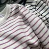 Sudadera infantil de cuello redondo con rayas de colores para primavera y otoño, top holgado de manga larga para niños y niñas, jersey casual para niños pequeños, adecuado como prenda exterior