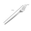 Cuchillo, tenedor y cuchara de cubertería portuguesa de acero inoxidable 304 mate cepillado de alto valor estilo ins traje de vajilla de celebridad de internet