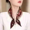 Bufanda de Moda con Cuentas Magnéticas de Estilo Étnico Exótico, Camisa Atmosférica de Estilo Francés, Bufanda, Cinta Elegante para Mujer