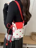 Bolso Cubo de Lunares de Alto Estilo Nuevo Verano 2026, Bolso de Hombro Cruzado Individual, Bolso Simple y Versátil para Teléfono, Bolso de Mujer al por Mayor