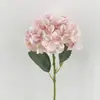 Hortensia grande individual, macarrón, hortensia, simulación de flor, decoración de boda, flor falsa, camino, arreglo floral falso