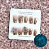 Vintage Nail Art Jóias Luminosa Cinza Café Camélia Rosa Botão Acessórios Desgaste Armadura Flor Artificial Material de Resina Bolsa