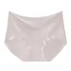 10A Antibacteriano Seda Ácido Polilático Virilha Algodão Puro Roupa Íntima Feminina Respirável Cintura Média Tipo a Algodão Sem Costura Roupa Íntima Feminina Calcinha