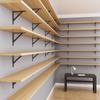 Estante de Pared, Estante de Tablero Recto, Estante Divisorio de Pared para Cocina, Soporte de Madera para Tablero de Pared, Almacenamiento Tipo Montado en Pared