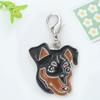 Nuevo Llavero Metálico Creativo de Nicho Perro Mascota Dibujo Animado Lindo Colgante Cierre de Langosta Encanto para Bolso Venta al por Mayor