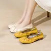 Zapatos de tacón bajo estilo francés con lazo para mujer Zhr, Nuevo modelo de verano 2026, Zapatos cómodos para madres, Zapatos Mary Jane