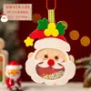 Pequenos Presentes de Natal Feitos à Mão DIY Pingentes Brinquedos Criativos para Crianças Materiais para Fazer Decoração de Árvore de Natal para Jardim de Infância