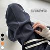 Calça Banana Feminina 2024 Primavera e Outono Fina Nova Cintura Alta Drapeado Solta Calça Mop Versátil Emagrecedora Casual Calça de Pernas Largas