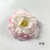 Tang Feng Carpa Dragão Flor de Peônia Cabeça DIY Minoridade Étnica Material para Fazer Adorno de Cabeça Bolsa Grampo de Cabelo Artesanal Flor Acompanhamento Presente Flor Artificial