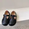 Zapatos Retro de Piel para Niños 2026 Primavera/Otoño Zapatos Individuales para Niñas Corte Bajo Birkenstocks Mocasines Suela Suave Zapatos para Bebés y Niños
