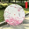 Guarda-chuva tradicional chinês de papel oleado com borlas, guarda-chuva de seda, performance de dança estilo chinês, desfile de moda Hanfu e cheongsam, adereços de fotografia