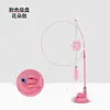 Haste de Brinquedo para Gato com Ventosa Transfronteiriça, Haste de Brinquedo para Gato com Pena, Brinquedos para Gatos, Autoprazer e Alívio do Tédio, Atacado de Brinquedos e Suprimentos para Animais de Estimação