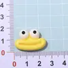 Desenho Animado Engraçado Boca de Salsicha Média Olhos Grandes Sapo Acessórios de Resina Grampo de Cabelo Patch DIY Acessórios Criativos para Roupas Sapatos e Chapéus