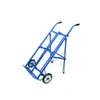 Carro para cilindros de uso rudo para máquina de soldar transportador de cilindros de oxígeno-acetileno de 40L tanque de oxígeno de laboratorio remolque móvil