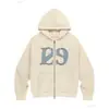 Moletom feminino Y2K, moletom com capuz raglan color-blocking retrô do milênio, múltiplas opções de cores, bordado digital, moletom casual com zíper