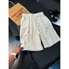 Shorts Bordados de Secado Rápido Cortados en Diagonal Estilo Americano para Hombre, Pantalones Deportivos Finos de Verano para Fitness, Shorts de Baloncesto a la Rodilla