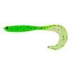 Abdominal Peixe Cauda Longa Cacheada Isca Macia Luya Isca Estampa de Leopardo Verde Isca Falsa Ar Fresco Equipamento de Pesca Água do Mar Isca Falsa