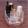 Caixa de Armazenamento de Cosméticos Transparente à Prova de Poeira Suporte de Armazenamento de Mesa Armazenamento de Batom para Cuidados com a Pele Acrílico Penteadeira de Celebridade da Internet