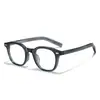 Armazón de Gafas para Miopía Personalizado Remachado Retro Tr90 para Hombres y Mujeres 8653 Simple y de Moda Gafas Planas con Pin Anti-Luz Azul